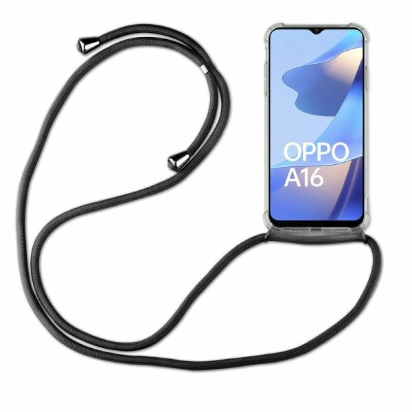 Handykette für Oppo A16 / A16S Handyhülle mit Band Schutz Hülle Handy Tasche