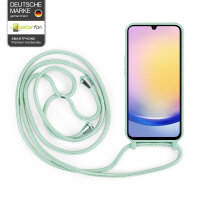 Handykette für Samsung Galaxy A25 – Handyhülle mit Band Kordel Mintgrün