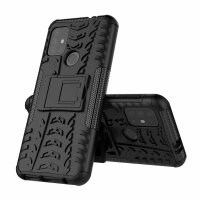 Handy Tasche Lenovo Motorola Panzer Hülle Hybrid Case Cover Schutzhülle Bumper Motorola Moto G10 / G30 Blau