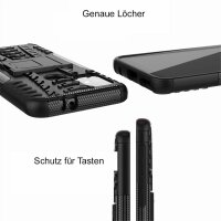 Handy Tasche Lenovo Motorola Panzer Hülle Hybrid Case Cover Schutzhülle Bumper Motorola Moto G10 / G30 Blau