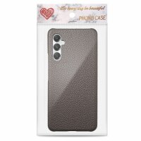 Hülle Handyhülle Stoßfeste Handy Tasche Ultra-Dünn Case Leder Bumper für Samsung Galaxy A05s Grau