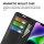Handyhülle für Apple iPhone 15 Plus - Klapphülle PU-Leder Schwarz