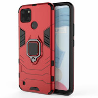Hülle für Realme C21Y / C25Y, Handyhülle Handytasche Schutzhülle Case Cover TPU Rot
