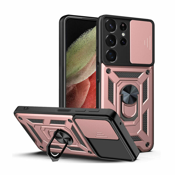 Handyhülle Für Samsung S23 Ultra Handy Tasche Hülle Outdoor Case Silikon Bumper
