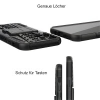 Handyhülle für Apple iPhone 12 Pro - Panzer Cover Schwarz