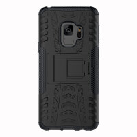 Handy Tasche für Samsung Galaxy Case Panzer Hülle Cover Schutzhülle Etui Bumper Galaxy S9 SM-G960 Rot