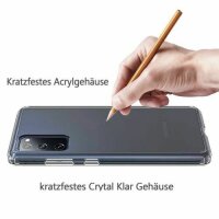 Handyhülle für Samsung Galaxy S20 FE Hülle Durchsichtige Stoßfeste Schutzhülle