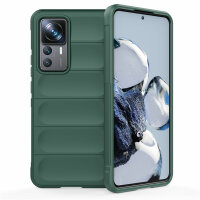betterfon Airbag Case für Xiaomi 12T Pro 5G Hülle Handyhülle Silikon Case  Grün