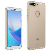 Huawei Hülle Crystal Panzer Case Handy Tasche Outdoor Cover Bumper Schutzhülle Y7 2018