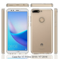 Huawei Hülle Crystal Panzer Case Handy Tasche Outdoor Cover Bumper Schutzhülle Y7 2018