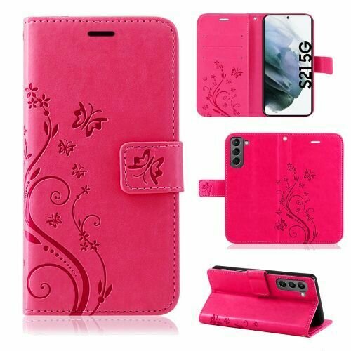 Handyhülle für Samsung Galaxy S21 5G Hülle Handy Tasche Flip Cover Case Etui TPU