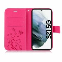 Handyhülle für Samsung Galaxy S21 5G Hülle Handy Tasche Flip Cover Case Etui TPU