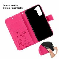 Handyhülle für Samsung Galaxy S21 5G Hülle Handy Tasche Flip Cover Case Etui TPU