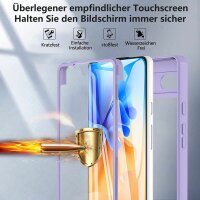 360° Hülle für Google Pixel 6A Rundum vollschutz mit Integriertem Displayschutz Rosa