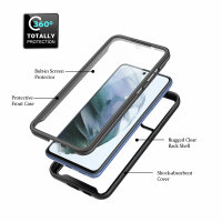 Panzer Hülle Handy Tasche 360 Grad TPU vollschutz mit Integriertem Displayschutz Samsung Galaxy S21 FE 5G