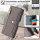Handykette Samsung Hülle mit Band Handyhülle Kartenfächer PU Leder Umhängetasche Galaxy Xcover 6 Pro Grau