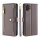 Handykette Samsung Hülle mit Band Handyhülle Kartenfächer PU Leder Umhängetasche Galaxy Xcover 6 Pro Grau
