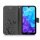Huawei Handy Tasche Handyhülle Schutz Hülle Blumen Flip Cover Buch Case Etui Huawei Y5 2019 Blau