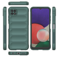 Hülle für Samsung Galaxy A22 5G - Schutzhülle Handyhülle - [Kamera Schutz] Case Grün