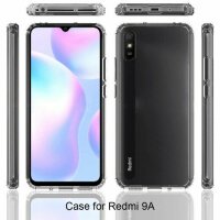 Xiaomi Hülle Durchsichtige Handy Tasche Stoßfeste Schutzhülle Handyhülle Cover Xiaomi Redmi 9A