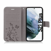 Handyhülle für Samsung Galaxy S21+ Plus 5G Hülle Handy Tasche Flip Case Etui TPU