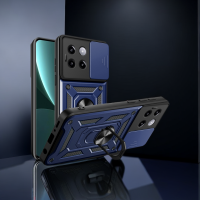 Outdoor Panzer Hülle Xiaomi 14 Pro Handyhülle Kameraschutz Ringhalter Backcover Blau