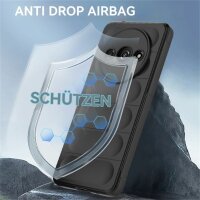 Hülle für Xiaomi Handyhülle Outdoor Case Handy Tasche Silikon Back Cover Bumper Schwarz Redmi A3