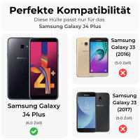 Hülle für Samsung Handyhülle Stoßfeste Handy Tasche Outdoor Case Bumper Cover  Galaxy J4+ SM-J415