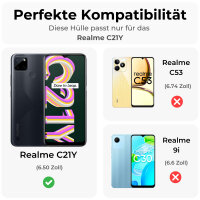 Realme C21Y, Handy Tasche Handyhülle Hülle...