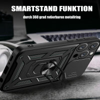 Handyhülle für Apple iPhone 15 Pro - Panzer Case Schwarz