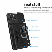 Handyhülle für Apple iPhone 15 Pro - Panzer Case Schwarz