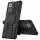 Schutz Hülle Xiaomi Handy Tasche Case Cover Silikon Schale Outdoor Handyhülle BF Xiaomi Redmi Note 10 Pro Schwarz