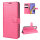 Handy Tasche für Samsung Galaxy A51 SM-A515 Hülle Case Buchhülle Klapphülle TPU PU-Leder Pink