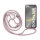 Handykette für Samsung Hanyhülle mit Band Hülle mit Kodel Smartphone Halskette Galaxy S24 Rosa