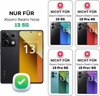 Hülle Xiaomi Redmi Note 13 5G Handyhülle Stoßfest Drehbarer Ring Magnet Bumper