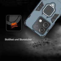 Hülle Xiaomi Redmi Note 13 5G Handyhülle Stoßfest Drehbarer Ring Magnet Bumper
