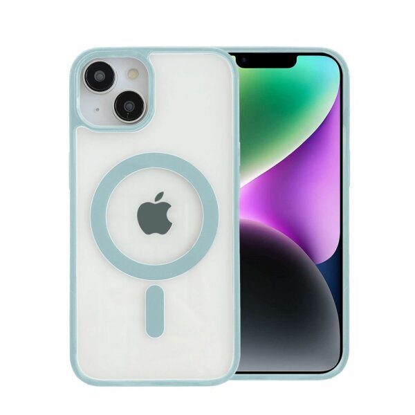 Handyhülle für Apple iPhone 14 Pro – Magnet Case Hellblau