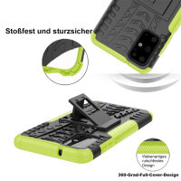 Handy Tasche für Samsung Galaxy Case Panzer Hülle Cover Schutzhülle Etui Bumper Galaxy S20+ SM-G985 Grün