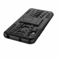 Outdoor Case Panzer Hülle Cover Huawei Handytasche Schutzhülle Handyhülle Handy Schwarz Y6 2019 / Honor 8A