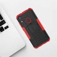 Outdoor Case Panzer Hülle Cover Huawei Handytasche Schutzhülle Handyhülle Handy Schwarz Y6 2019 / Honor 8A