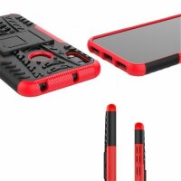 Outdoor Case Panzer Hülle Cover Huawei Handytasche Schutzhülle Handyhülle Handy Schwarz Y6 2019 / Honor 8A