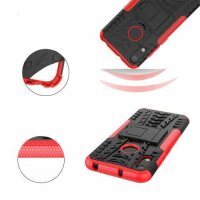 Outdoor Case Panzer Hülle Cover Huawei Handytasche Schutzhülle Handyhülle Handy Schwarz Y6 2019 / Honor 8A