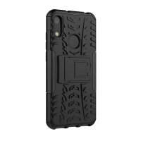 Outdoor Case Panzer Hülle Cover Huawei Handytasche Schutzhülle Handyhülle Handy Schwarz Y6 2019 / Honor 8A