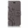 Huawei Handy Tasche Handyhülle Schutz Hülle Blumen Flip Cover Buch Case Etui Huawei P Smart 2019 / Honor 10 Lite Grau