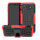 Handy Tasche für Samsung Galaxy Case Panzer Hülle Cover Schutzhülle Etui Bumper Galaxy J6+ Rot