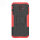 Handy Tasche für Samsung Galaxy Case Panzer Hülle Cover Schutzhülle Etui Bumper Galaxy J6+ Rot