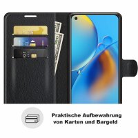 Oppo A74 4G Hülle Handy Tasche Handyhülle Wallet Case Klapptasche Schutz Etui