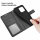 Hülle für Xiaomi Redmi 12C Handyhülle Handy Tasche Klapphülle Wallet Case Etui Schwarz