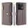 Handykette Xiaomi Hülle mit Band Handyhülle Kartenfächer PU Leder Umhängetasche Redmi Note 13 5G Grau