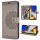 Handyhülle Hülle für Xiaomi POCO M4 Pro 4G, Handy Tasche Schutz Flip Case Schale Grau